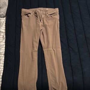 Faherty Stretch Terry 5 Pocket Pant 34x32 - Khaki/Tan